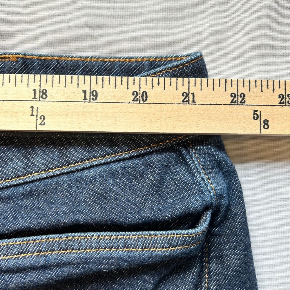 Talbots Flare Jeans Women 20W Indigo Blue Dark Wash Trousers Wide Leg Denim - Picture 6 of 10
